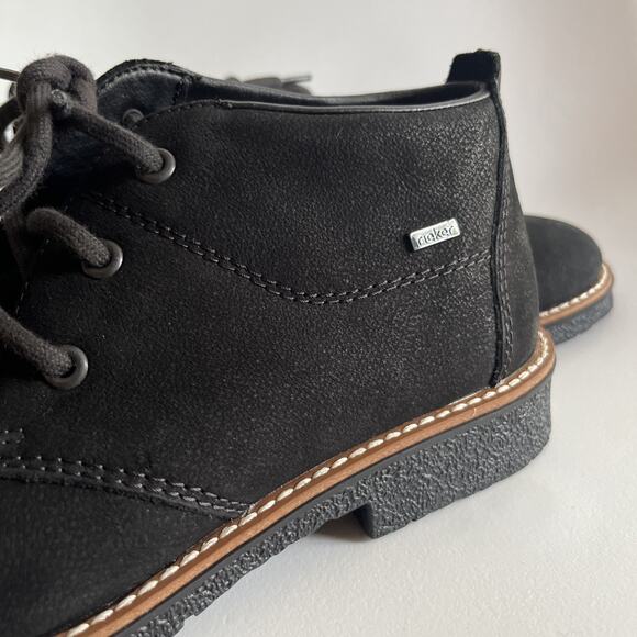 Men\'s Rieker Black Desert Chukka Boots Size 40 Fleece Lined main image 11
